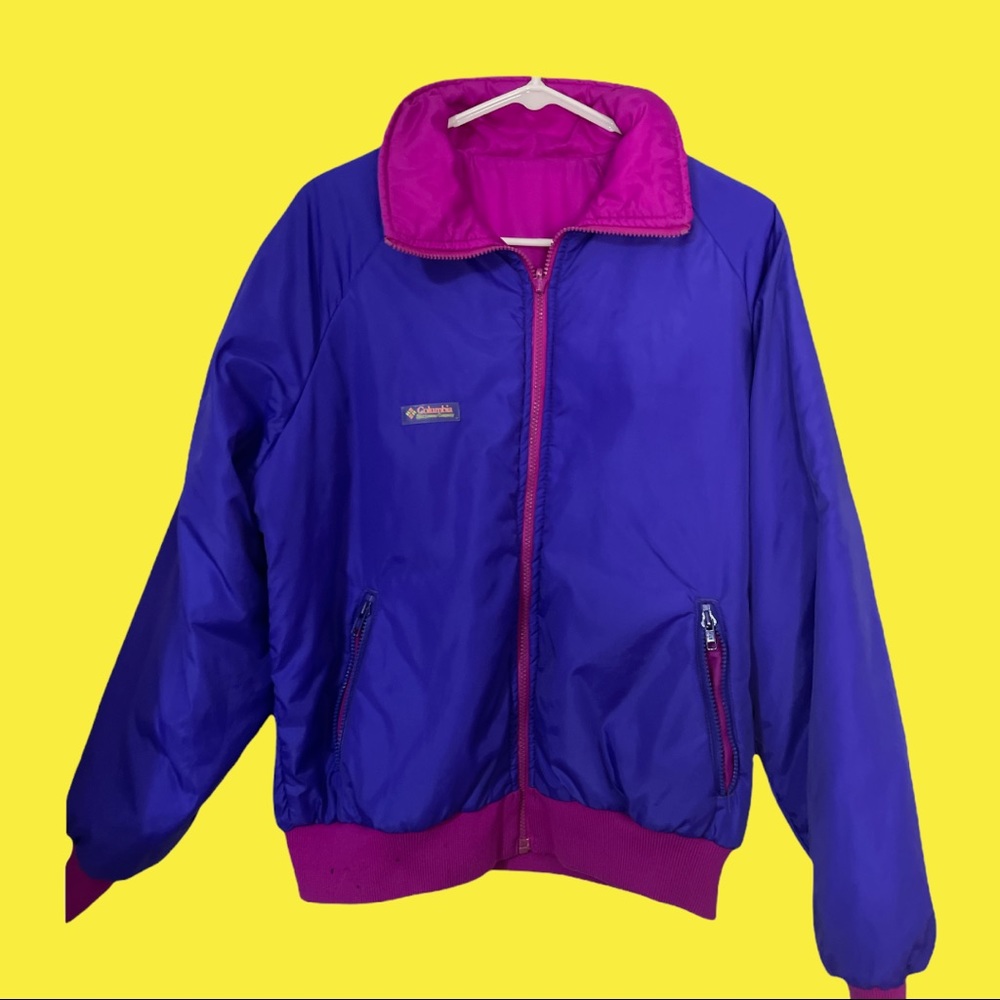 VINTAGE 90s COLUMBIA REVERSIBLE JACKET